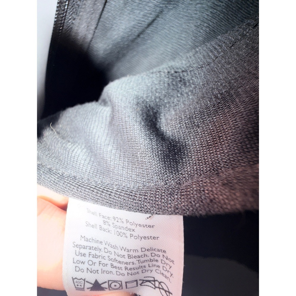 Eddie Bauer Womens Black Softshell Fleece Lined Full Zip Jacket Outdoor Active - Picture 5 of 7